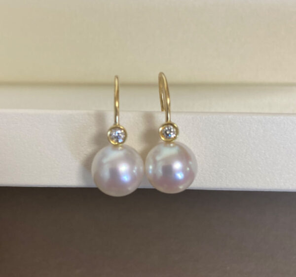 アコヤ真珠ダイヤモンドピアス